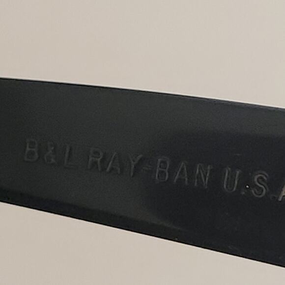Vintage Ray Ban Wayfarer II Sunglasses Frames Only Black B&L 5022 Made In USA - Picture 7 of 12